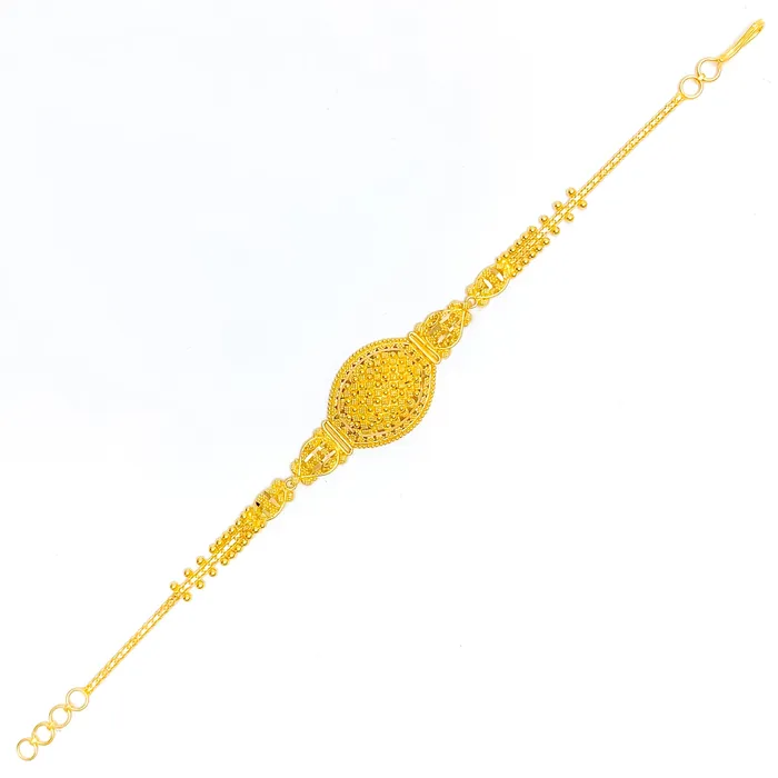 Bracelets Andaaz Jewelers Shimmering Luxurious 22k Gold Bracelet