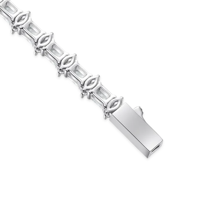 Bracelets aporro Moissanite Refined Luster Tennis Bracelet 6mm Bracelets aporro Moissanite Refined Luster Tennis Bracelet 6mm