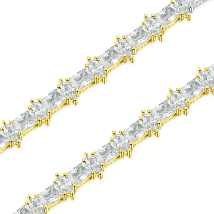 Bracelets aporro Moissanite Refined Luster Tennis Bracelet 6mm Bracelets aporro Moissanite Refined Luster Tennis Bracelet 6mm