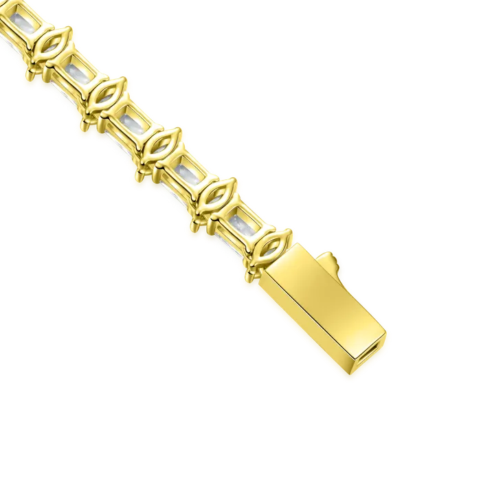 Bracelets aporro Moissanite Refined Luster Tennis Bracelet 6mm Bracelets aporro Moissanite Refined Luster Tennis Bracelet 6mm
