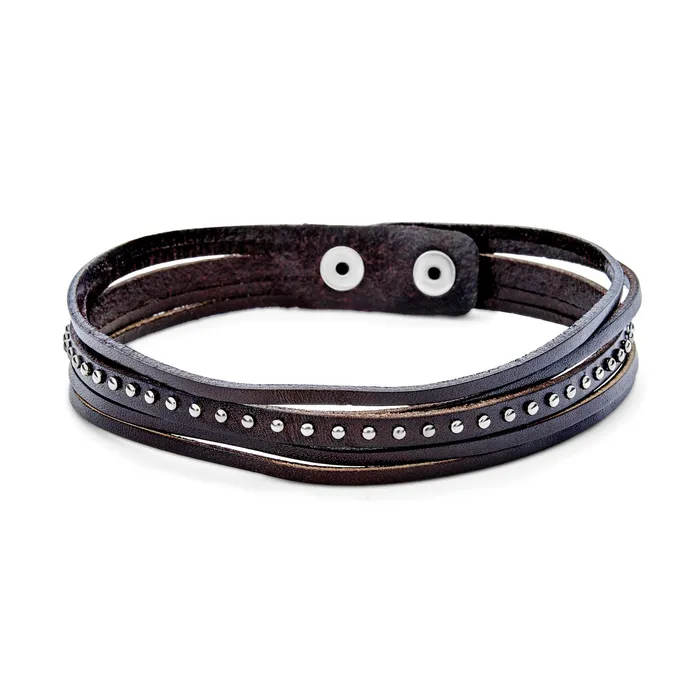 Bracelets BlingJewelry Wholesale Hip Hop Punk Rocker Cuff Bracelet Metal Studded Rivets MultiLayer Leather Bracelets BlingJewelry Wholesale Hip Hop Punk Rocker Cuff Bracelet Metal Studded Rivets MultiLayer Leather
