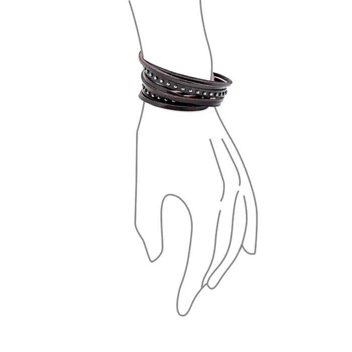 Bracelets BlingJewelry Wholesale Hip Hop Punk Rocker Cuff Bracelet Metal Studded Rivets MultiLayer Leather Bracelets BlingJewelry Wholesale Hip Hop Punk Rocker Cuff Bracelet Metal Studded Rivets MultiLayer Leather
