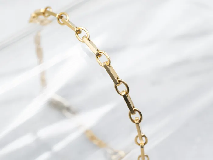 Bracelets Market Square Jewelers Two Tone Gold Kria Link Bracelet
