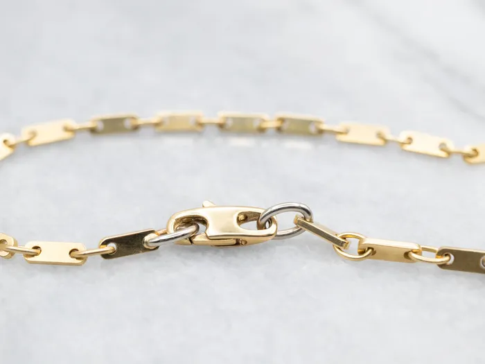 Bracelets Market Square Jewelers Two Tone Gold Kria Link Bracelet
