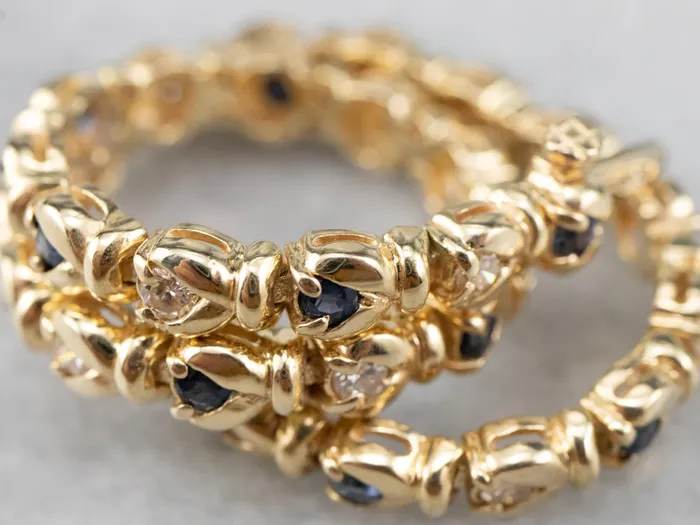Bracelets MSJ Office Sapphire Diamond and Gold Bracelet Bracelets MSJ Office Sapphire Diamond and Gold Bracelet