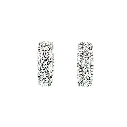 CH Collection Earrings Diamond Hoop Earrings