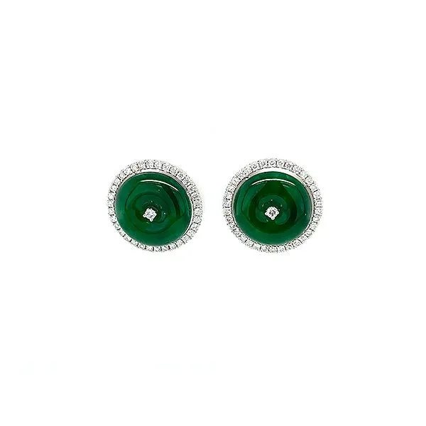 CH Collection Earrings Jade Diamond Earrings