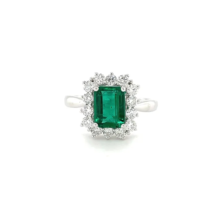 CH Collection Emerald Diamond Ring Rings