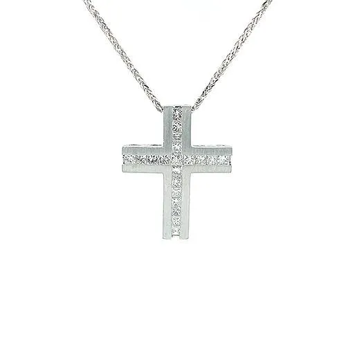 CH Collection Necklaces Diamond Cross Pendant and Chain