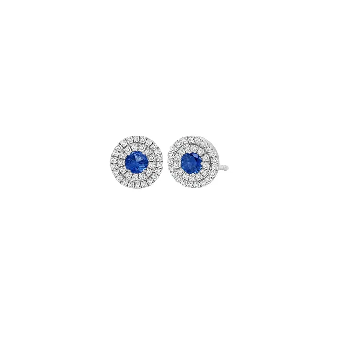 CH Collection Sapphire Diamond Earrings Earrings