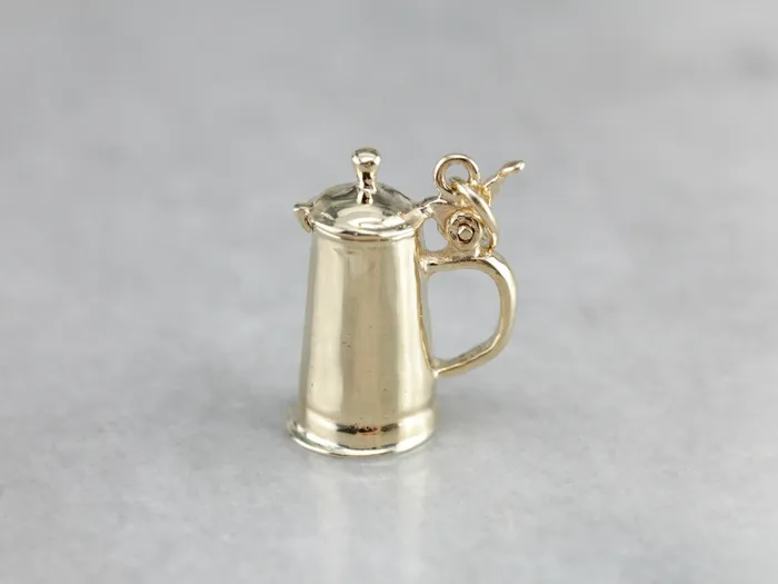Charm Necklaces Market Square Jewelers Vintage French Press Charm