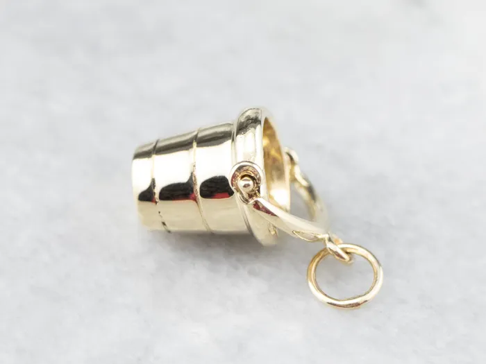Charm Necklaces Vintage Beach Bucket Charm Market Square Jewelers Charm Necklaces Vintage Beach Bucket Charm Market Square Jewelers