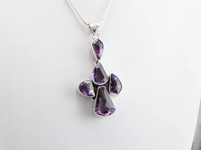Chunky Amethyst Sterling Silver Statement Pendant Market Square Jewelers Necklaces Chunky Amethyst Sterling Silver Statement Pendant Market Square Jewelers Necklaces