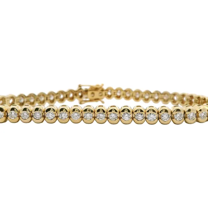 Classic Creations Bracelets 18kt Yellow Gold 345ct Diamond Tennis Bracelet Classic Creations Bracelets 18kt Yellow Gold 345ct Diamond Tennis Bracelet