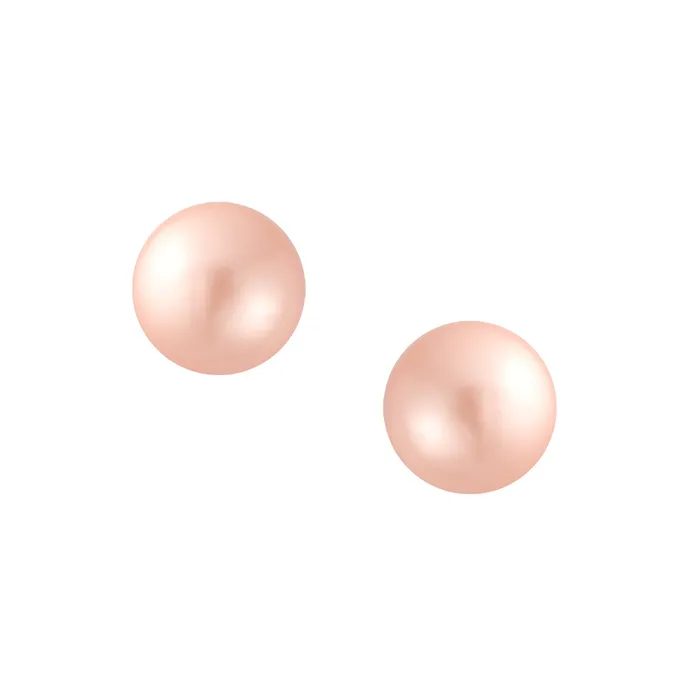 Classic Light Pink Drop Ball Earrings with Simulated Pearl in Sterling Silver BlingJewelry Wholesale Earrings Classic Light Pink Drop Ball Earrings with Simulated Pearl in Sterling Silver BlingJewelry Wholesale Earrings