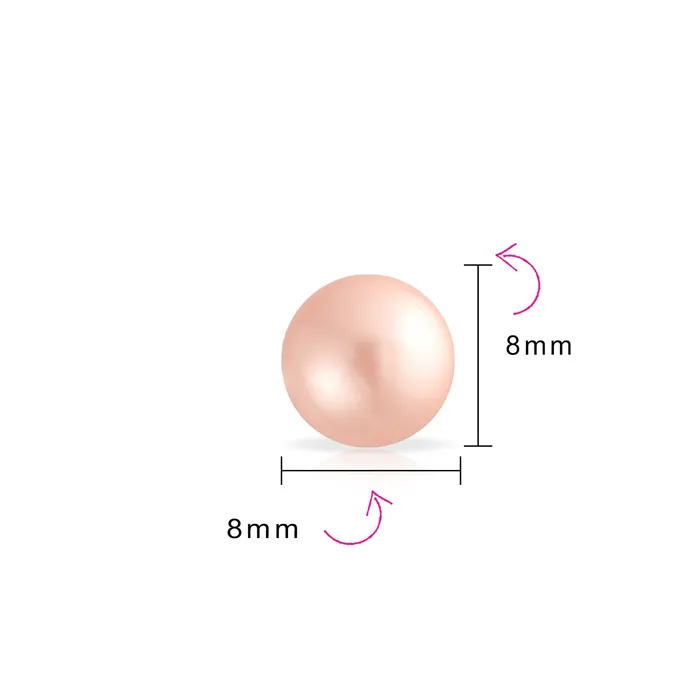Classic Light Pink Drop Ball Earrings with Simulated Pearl in Sterling Silver BlingJewelry Wholesale Earrings Classic Light Pink Drop Ball Earrings with Simulated Pearl in Sterling Silver BlingJewelry Wholesale Earrings