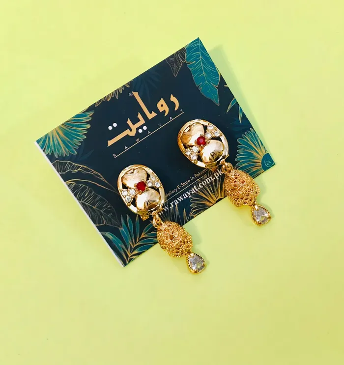 Earring Earrings Digital Earring75 Maroon