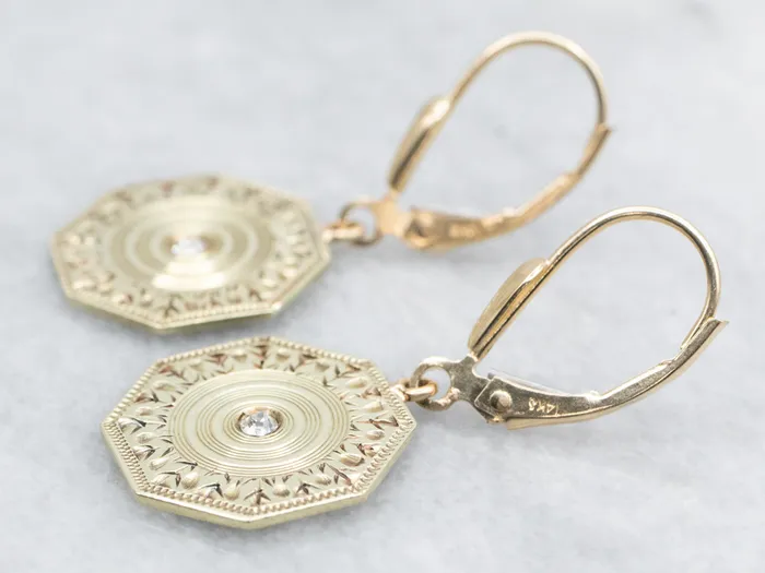 Earrings Drop Earrings with Diamond Accent Market Square Jewelers