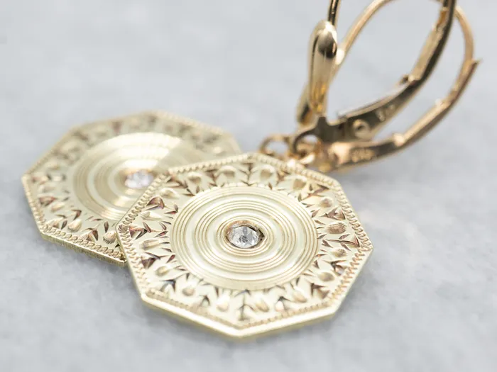 Earrings Drop Earrings with Diamond Accent Market Square Jewelers