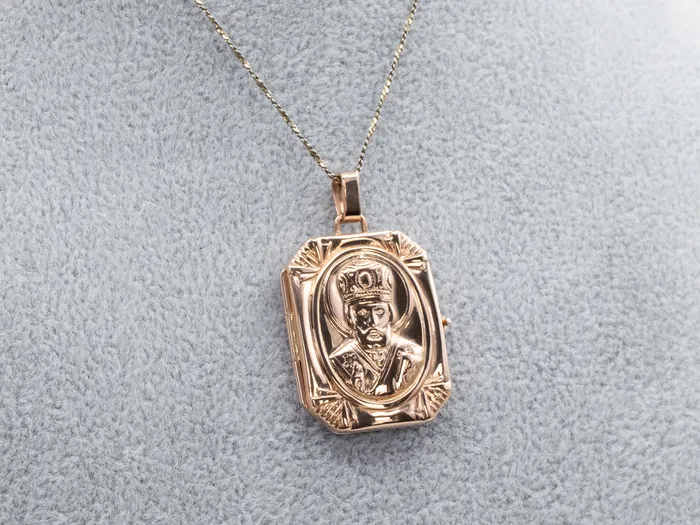 Earrings Market Square Jewelers Antique Rose Gold Saint Nicholas Locket Earrings Market Square Jewelers Antique Rose Gold Saint Nicholas Locket