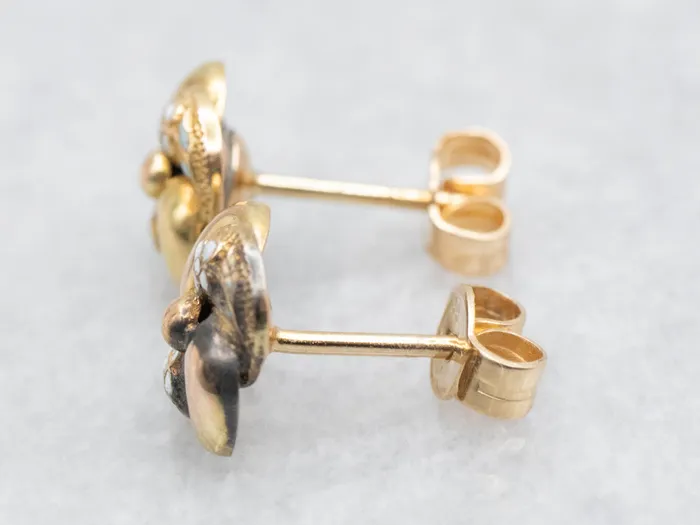 Earrings Market Square Jewelers Enamel Flower Love Knot Stud Earrings Earrings Market Square Jewelers Enamel Flower Love Knot Stud Earrings