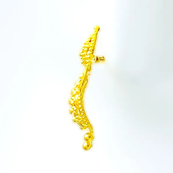 Evergreen Elevated 22k Gold Earrings Andaaz Jewelers Earrings