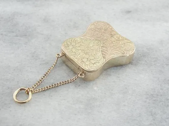 Fine Gold Engraved Purse Locket or Pendant Market Square Jewelers Necklaces Fine Gold Engraved Purse Locket or Pendant Market Square Jewelers Necklaces