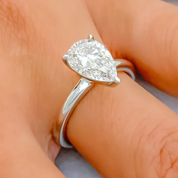 Grand Ethereal Diamond 14k White Gold Ring Andaaz Jewelers Rings