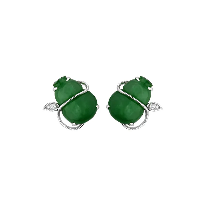 Jade Gourd Earrings CH Collection Earrings