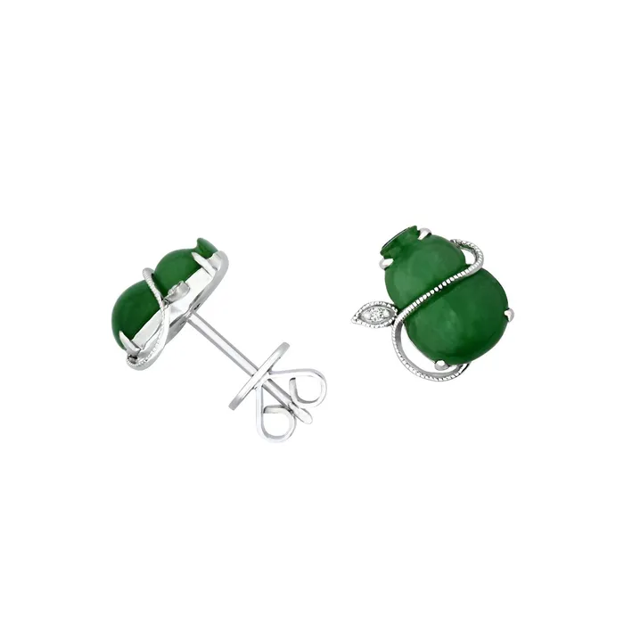 Jade Gourd Earrings CH Collection Earrings