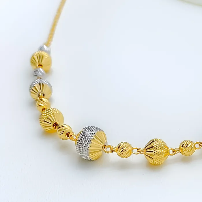 Lovely MultiColor 22k Gold Necklace Andaaz Jewelers Necklaces