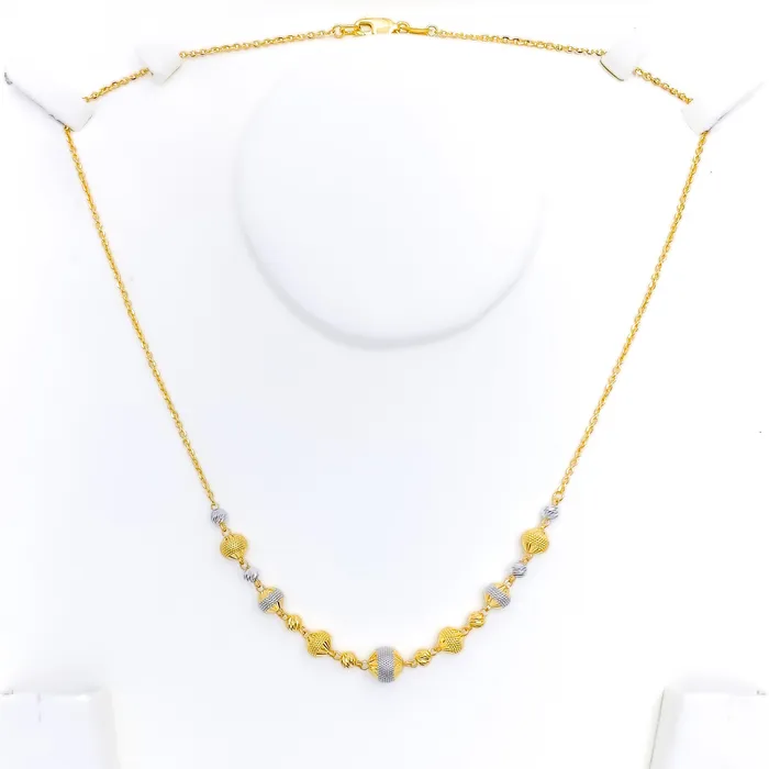 Lovely MultiColor 22k Gold Necklace Andaaz Jewelers Necklaces