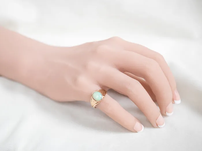 Market Square Jewelers Antique Rose Gold Opal Solitaire Ring Rings Market Square Jewelers Antique Rose Gold Opal Solitaire Ring Rings
