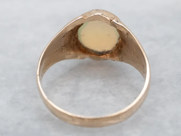 Market Square Jewelers Antique Rose Gold Opal Solitaire Ring Rings Market Square Jewelers Antique Rose Gold Opal Solitaire Ring Rings
