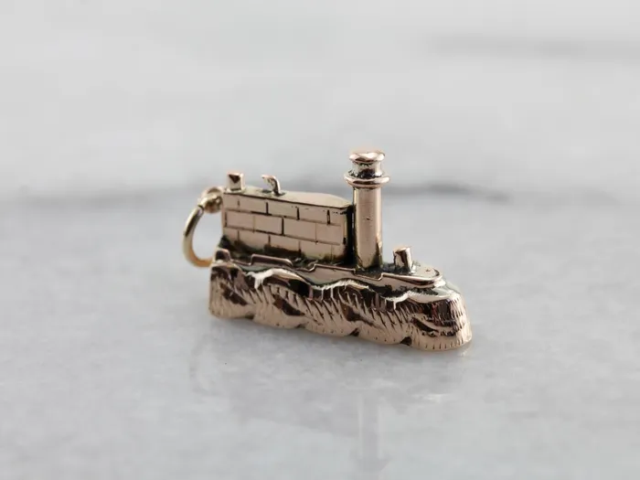 Market Square Jewelers Charm Necklaces Shoreline Seacoast Lighthouse Charm or Pendant in Rose Gold Market Square Jewelers Charm Necklaces Shoreline Seacoast Lighthouse Charm or Pendant in Rose Gold