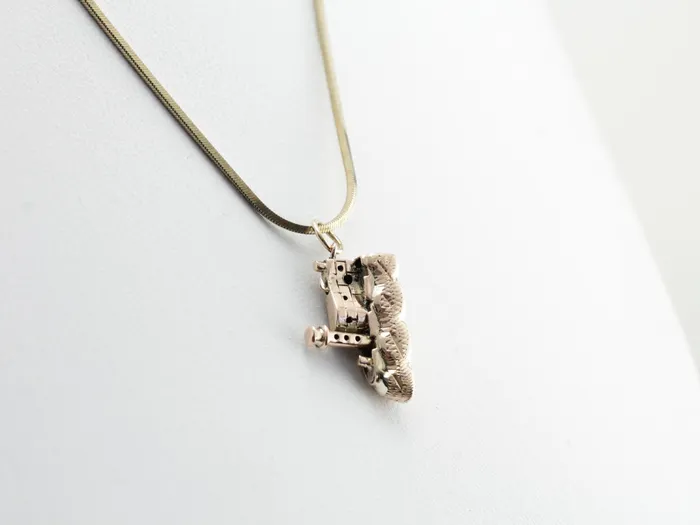 Market Square Jewelers Charm Necklaces Shoreline Seacoast Lighthouse Charm or Pendant in Rose Gold Market Square Jewelers Charm Necklaces Shoreline Seacoast Lighthouse Charm or Pendant in Rose Gold