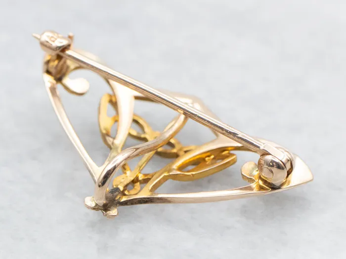 Market Square Jewelers Charm Necklaces Yellow Gold Charm Holder Brooch or Pendant Market Square Jewelers Charm Necklaces Yellow Gold Charm Holder Brooch or Pendant