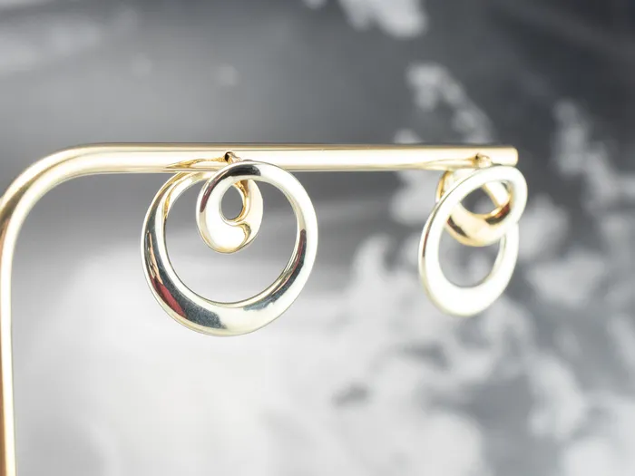Market Square Jewelers Earrings Looping Gold Drop Earrings Market Square Jewelers Earrings Looping Gold Drop Earrings