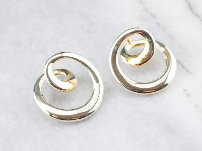 Market Square Jewelers Earrings Looping Gold Drop Earrings Market Square Jewelers Earrings Looping Gold Drop Earrings