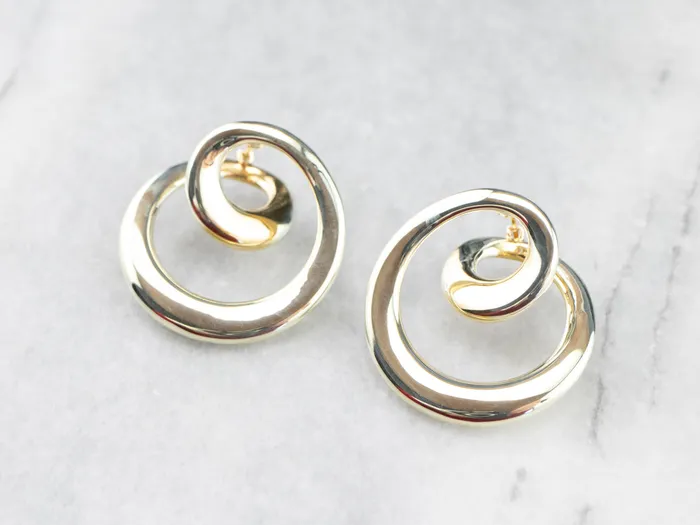 Market Square Jewelers Earrings Looping Gold Drop Earrings Market Square Jewelers Earrings Looping Gold Drop Earrings