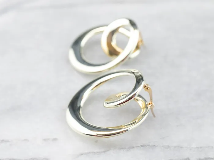 Market Square Jewelers Earrings Looping Gold Drop Earrings Market Square Jewelers Earrings Looping Gold Drop Earrings