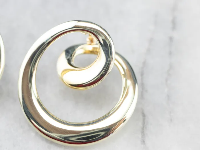 Market Square Jewelers Earrings Looping Gold Drop Earrings Market Square Jewelers Earrings Looping Gold Drop Earrings
