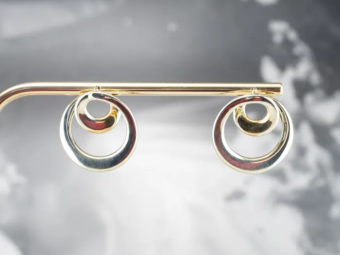 Market Square Jewelers Earrings Looping Gold Drop Earrings Market Square Jewelers Earrings Looping Gold Drop Earrings