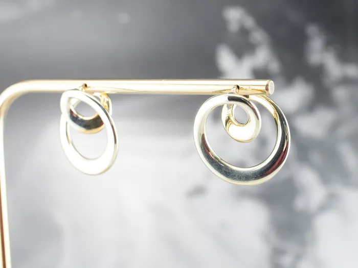 Market Square Jewelers Earrings Looping Gold Drop Earrings Market Square Jewelers Earrings Looping Gold Drop Earrings