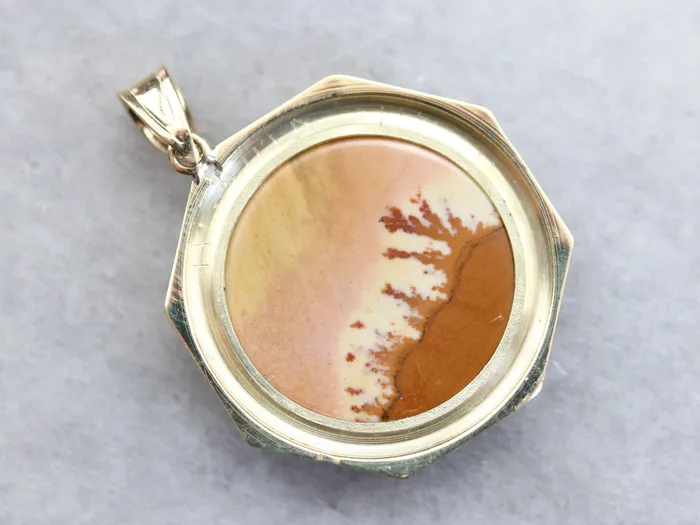 Market Square Jewelers Etched Gold Jasper Pendant PreStyled Sets Market Square Jewelers Etched Gold Jasper Pendant PreStyled Sets