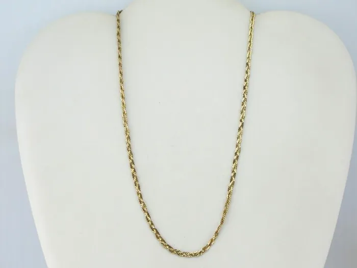 Market Square Jewelers Fancy Yellow Gold Braided Chain PreStyled Sets Market Square Jewelers Fancy Yellow Gold Braided Chain PreStyled Sets