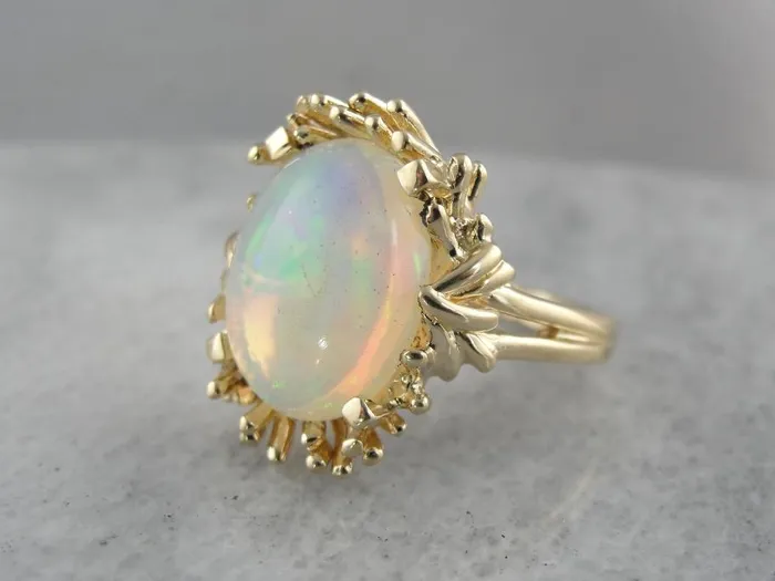 Market Square Jewelers Flowing and Swirling Vintage Opal Cocktail Ring Rings Market Square Jewelers Flowing and Swirling Vintage Opal Cocktail Ring Rings