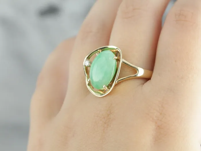 Market Square Jewelers Modernist Jadeite Cocktail Ring Rings Market Square Jewelers Modernist Jadeite Cocktail Ring Rings