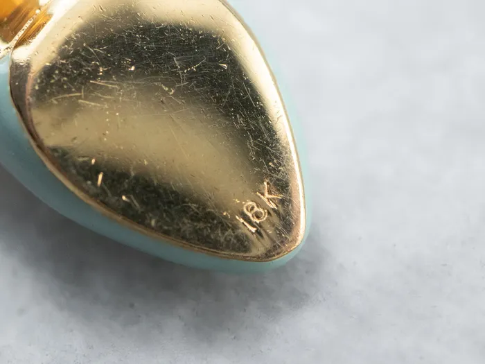 Market Square Jewelers Necklaces Gold and Enamel High Heel Pendant Market Square Jewelers Necklaces Gold and Enamel High Heel Pendant