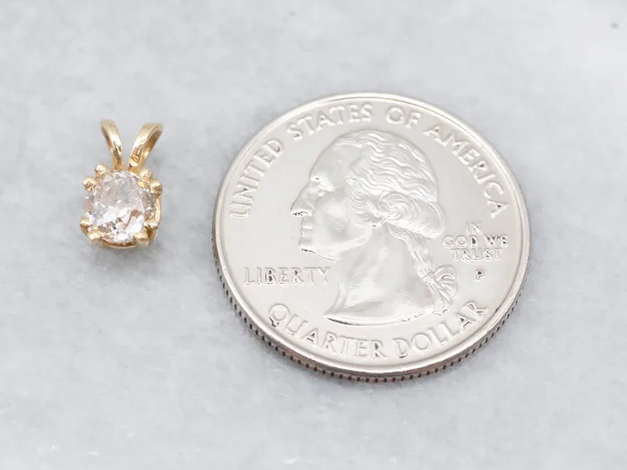 Market Square Jewelers Necklaces Stunning Old Mine Cut Diamond Solitaire Pendant Market Square Jewelers Necklaces Stunning Old Mine Cut Diamond Solitaire Pendant